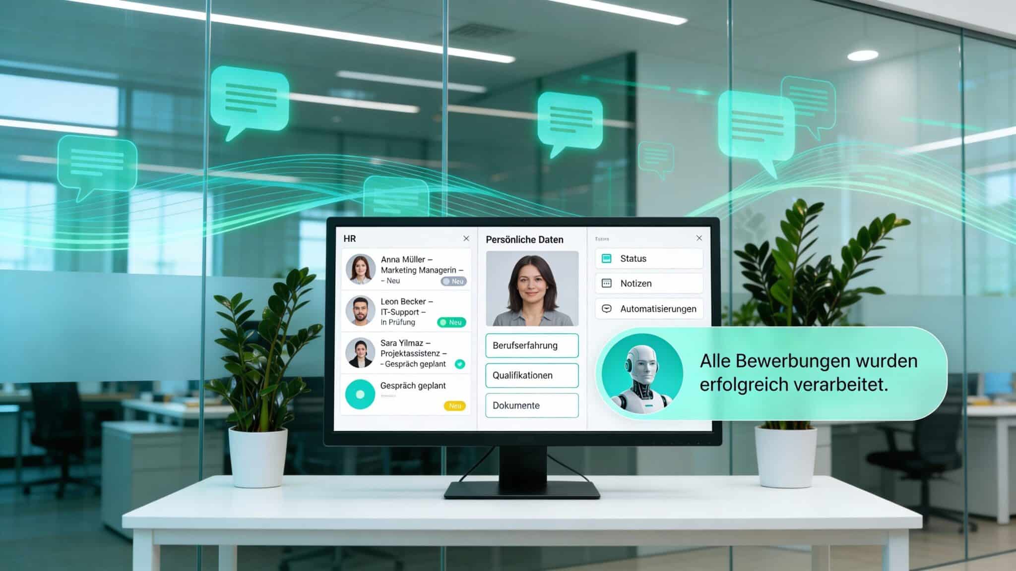 KI-Mitarbeiter von Esposito IT bearbeitet Bewerbungen automatisch und optimiert das digitale Bewerbermanagement